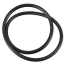 180 mm OD 5.7 mm Thickness Nitrile Rubber O-Ring Oil Seal gasketet Black