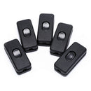 5Pcs/lot  Black ON/OFF Table Lamp Desk Light Cord Cable Switches 110-250V  OZ