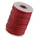 70 Meters Flat Waxed Cord Sewing String Thread for Leather Craft 1.2mm Wide