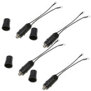 4pcs 300 To 75 Ohm Outdoor Antenna Coaxial Cable Matching Transformer VHF/UHF/FM