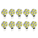 Univeral 10X White G4-5050-6SMD LED Bulb HighPower Super Bright Car Light
