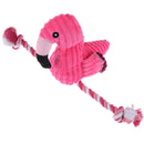 1PC Plush Flamingo Pet Dogs Bite Chew Toys Small Dog Interactive Toysp