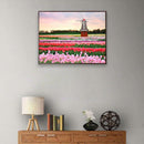 5D DIY Full Drill Diamond Painting Windmill Flowers Cross Stitch Embroidery
