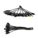 10 in 1 Portable USB Multi-ports Charging Charge Cable Adpater for Mobile Phone