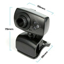Full HD 50MP Webcam USB 3 LED Video Camera w/ Microphone for PC Laptop Clip-on b