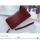 Wrist Band Women Long Clutch Wallet Large Capacity Wallets Female Purse Lad