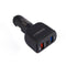 QC3 .0 Car Phone Charger Type C Quick Fast Charge 3 Port USB Charger for Ip O9A4