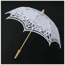 Victorian umbrella umbrella lace wedding bride umbrella white 30x51cm