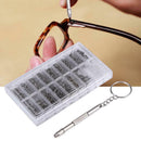 1000PC Micro Glasses Set Sunglasses Spectacles Screws Repair Kit Screwdriv LXV