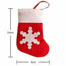 5pcs spoon and fork covers Christmas tableware Xmas Ornaments snowflake soc T6Y5