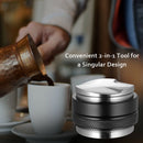 53mm Coffee Distributor Taper Dual Head Coffee Leveler Espresso Hand Taper A