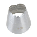 1PC Heart-shape Stainless Steel DIY Ice Piping Pastry Nozzles Cake Making ToF Hn