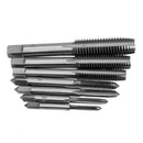 8pcs Metal Screw Taps Thread Metric Machine Wrench Holder Hand Hinge Set