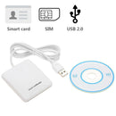 USB High Speed Credit Card Reader Chips IC Cards Bank Card Writer With SIM Slot