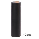 100x PVC Heat Shrink Capsules Covers for Home Brew Wine Bottles 30mm Black