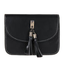 women messenger bags crossbody bags ladies shoulder purse(Black)