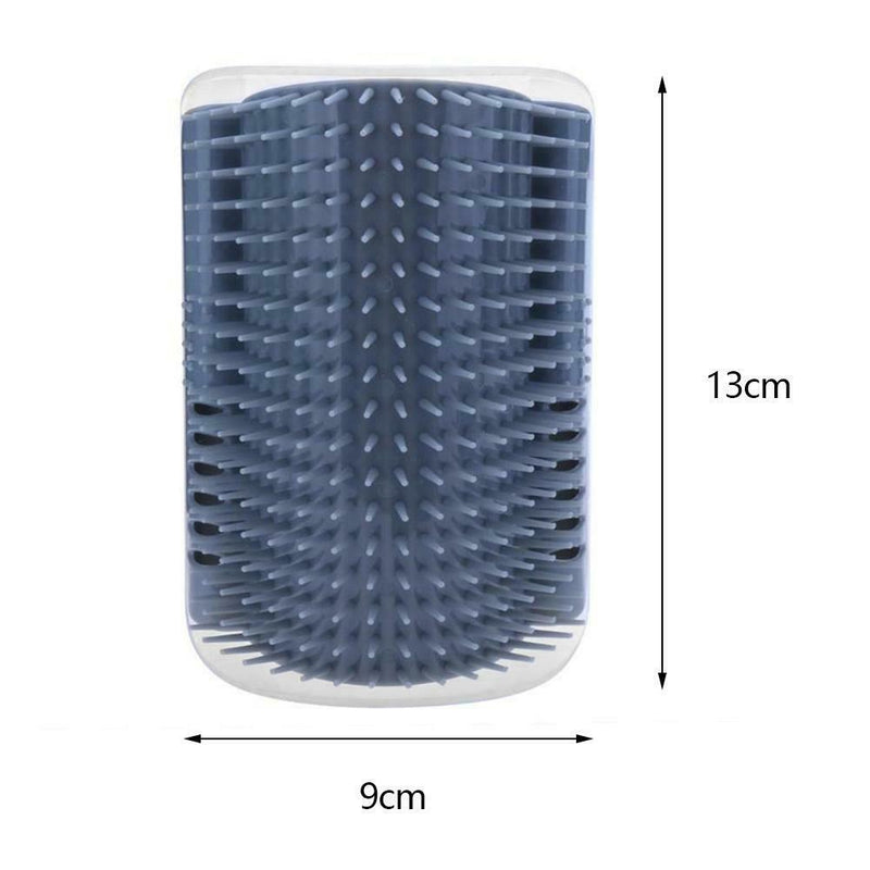 Cat Corner Scratching Rubbing Brush Pet Hair Removal Comb Pet Grooming Cleaning