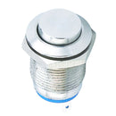 12mm DC 36V 2A Round Metal Latching Push Button ON/OFF Switch Waterproof