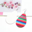 Creative Women Multicolor Oval Dangle Hook Geometric Drop Earrings Jewelry A