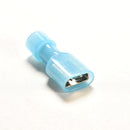 100x Blue Fully Insulated Nylon Female Spade Crimp Connectors Terminals 3c