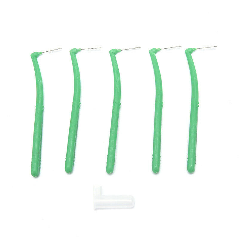 5Pcs Teeth Interdental Brushes Clean Tooth Floss Head Hygiene Dental Oral Ca Hn