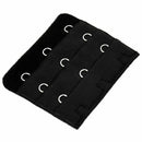 2 pcs black white 3 hooks 3 rows bra bracer for women