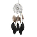 Black Feather Dream Catcher Feather Bead Wall Hanging Decor Home Decoration