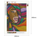 5D DIY Full Drill Diamond Painting Abstract Face Cross Stitch Embroidery