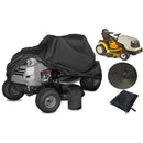 Lawn Riding Mower Tractor Cover Black Durable Max 55" Heavy Duty 210D Oxf-OZ