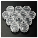 Plastic Box For Jewelry Beads Pills Storage & 12 Round Organizer Containers F3T6