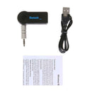 Car Interior 3.5mm Plug Audio Stereo Wireless Bluetooth Receiver Adapter A