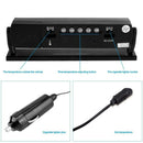 Auto Car Voltage Digital LCD Temperature Thermometer Alarm Clock New GD