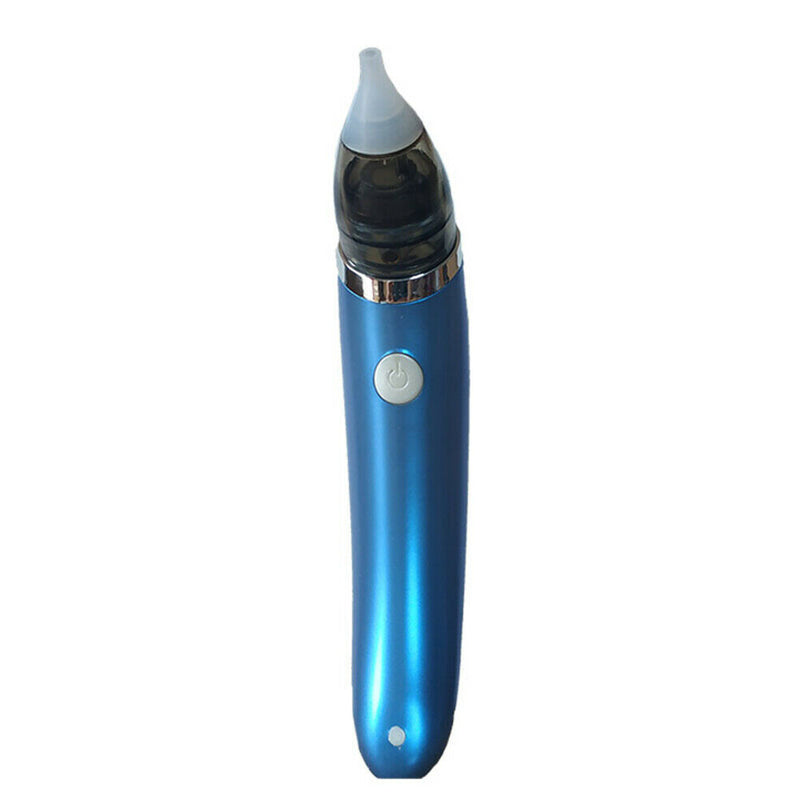 Baby Electric Nasal Aspirator Sucker Nose Cleaner Protector (Dark Blue)