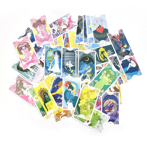 81PCS Star Spinner Tarot Cards English Version Table Deck Oracle Card Fun S Hn