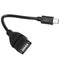 USB 2.0 Female to Mini USB Male Cable Adapter (Black, 15cm) A6R3