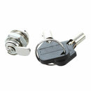 Cabinet Door Quarter Turn Security Tubular Cam Lock w Keys