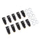 20 Pieces 6.35mm/6.35 Stereo Audio Microphone Female Socket/Jack