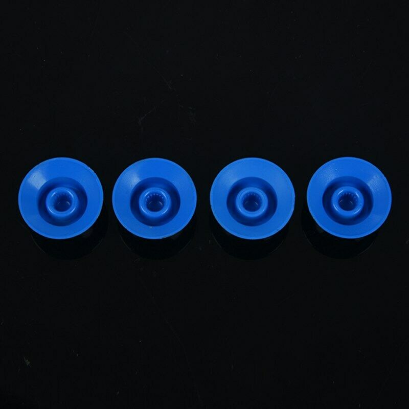 4pcs Blue 0-10 Knobs ABS Top Hat Bell Knob Guitar Volume Tone Control Knob