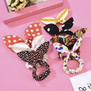 10X Elastic Women Girl Bow Knot Ponytail Hair Band Hair Rope Scrunchie Holder-