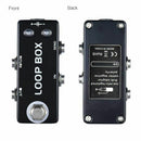 Mosky Mini Guitar Effect Pedal Loop Box Switcher Channel Selection True Byp
