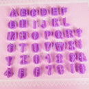 40pcs English Letters Plastic Mold Fondant Cake Decoration DIY Baking Tools