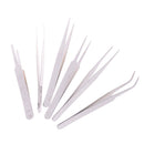 6Pcs/Set Stainless Steel Anti-static Tweezer Repair Maintenance Tools  ME