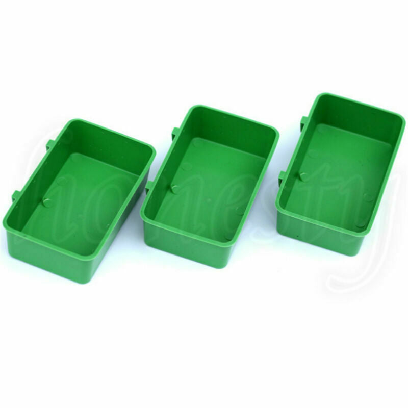 Plastic Parrot Bird Pet Bathtub Bath Clean Box Feeding Food Water Box Toys Acces