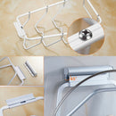 Lid Storage Pot RackÃ‚Â  Shelf Wall Hanging Hanger Space Aluminum Cover Portable