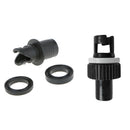 2 Pieces Kayak Raft Rowing Boat Canoe Valve Adapter Air Pump Hose Replacement
