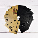 Waterproof Plastic Playing Cards Black Diamond Poker Cards Creative Gift M&O