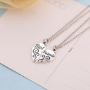 Best Friends Gifts, BBF Best Friends Forever Necklace Friendship Love Gift