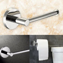 Wall Mounted Toilet Roll Holder Polished Chrome Stainless Steel Bathroom Ki M9S5