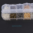 120pcs Lobster Clasps Hooks 840pcs DIY Making Jewelry Findings Metal Jump Rings