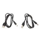 2PCS USB to DC5.5 * 2.1mm Power Cord USB to DC5.5 DC Cable Copper Charging LineZ